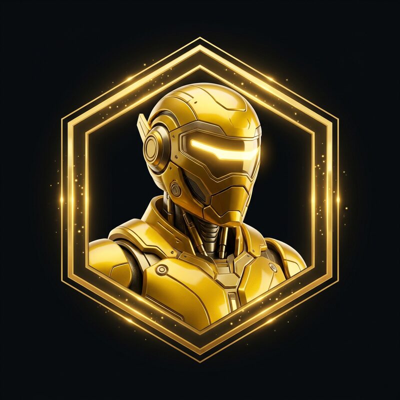Gold Agent Pass NFT in yellow gold